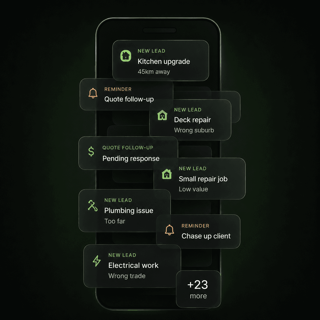 Step 2: Too much noise from job alerts and reminders